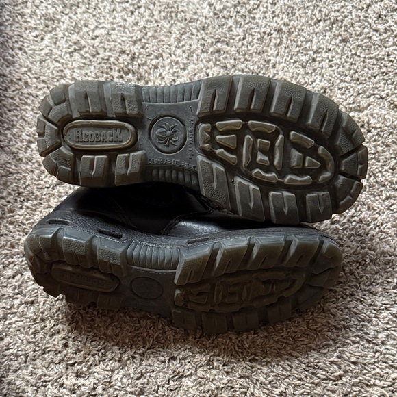 Redback Black Leather Boots - Picture 4 of 5